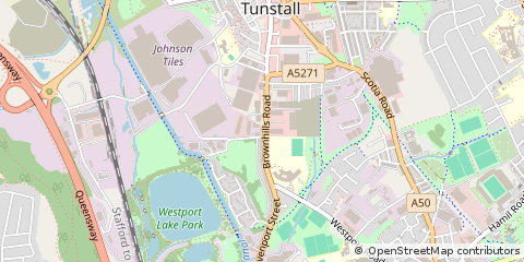 Map of Stoke-on-Trent