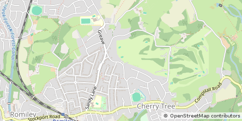 Map of NR Stockport, Cheshire
