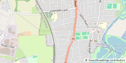 Map of Leicester, Leicestershire