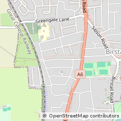 Map of Leicester, Leicestershire