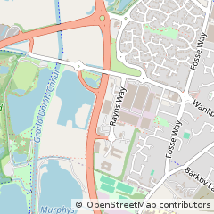 Map of Leicester, Leicestershire