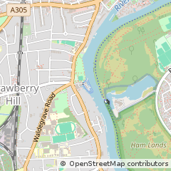 Map of Twickenham, Middlesex
