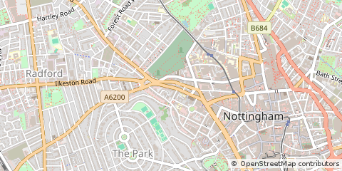 Map of Nottingham