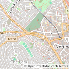 Map of Nottingham