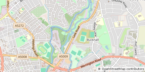 Map of Stoke-on-Trent, Staffordshire