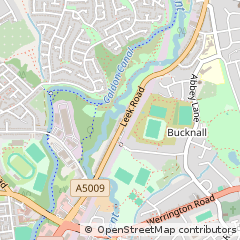 Map of Stoke-on-Trent, Staffordshire