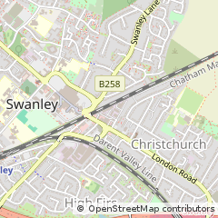 Map of Swanley