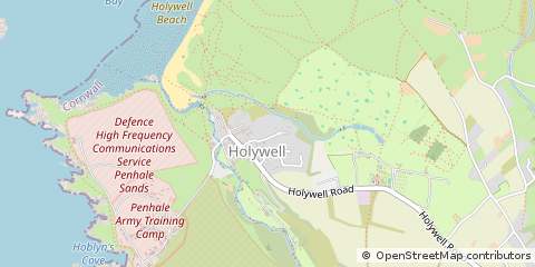 Map of Newquay, Cornwall
