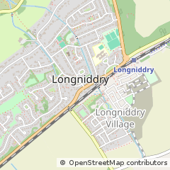 Map of Longniddry, East Lothian