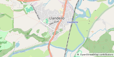 Map of Llandeilo