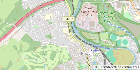 Map of Cardiff