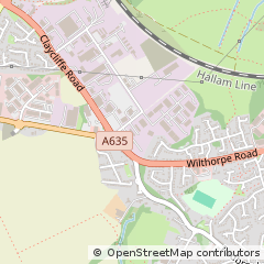 Map of Barnsley, South Yorkshire
