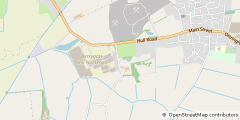 Map of Keyingham, Near Hull