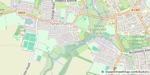 Map of Cambridge