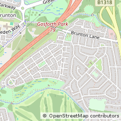 Map of Newcastle Upon Tyne