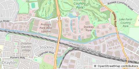 Map of Uxbridge