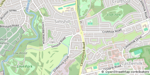 Map of Glasgow