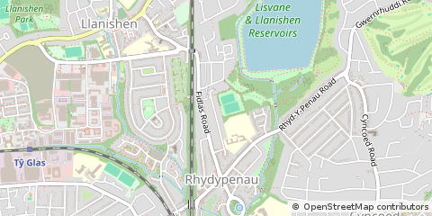 Map of Cardiff