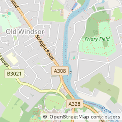 Map of OLD Windsor, Berkshire