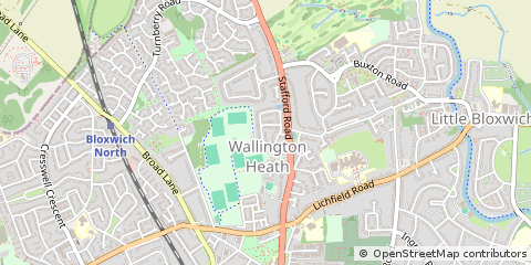 Map of Walsall