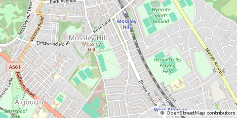 Map of Liverpool, Merseyside