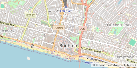 Map of Brighton, East Sussex