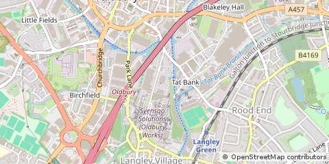 Map of Oldbury, West Midlands