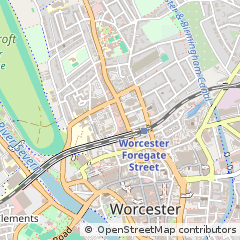 Map of Worcester