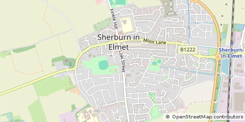 Map of Sherburn-in-Elmet