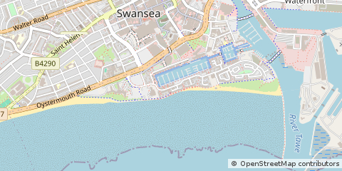 Map of Swansea