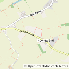 Map of Saffron Walden, Essex