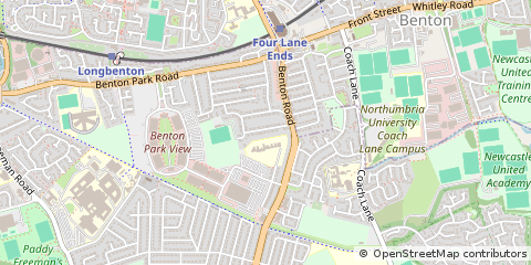 Map of Newcastle Upon Tyne