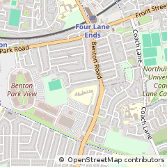 Map of Newcastle Upon Tyne