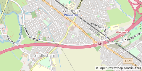 Map of Wokingham