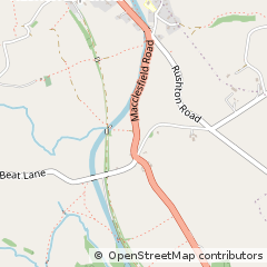 Map of Macclesfield, Cheshire