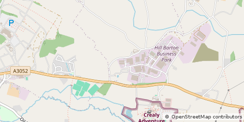 Map of Clyst ST Mary Exeter, Devon