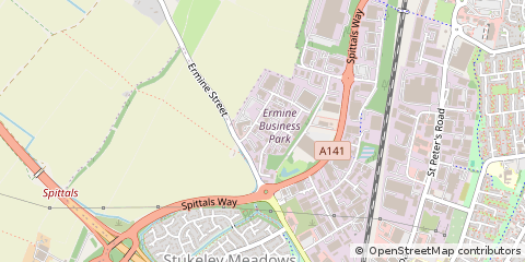 Map of Huntingdon, Cambridgeshire