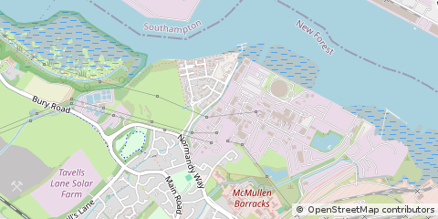 Map of Southampton, Hampshire