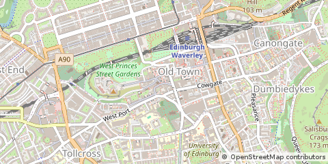 Map of Edinburgh