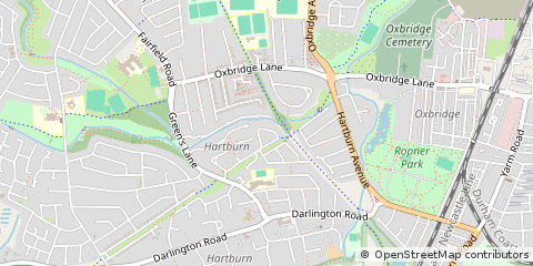 Map of Stockton on Tees
