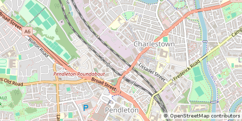 Map of Salford