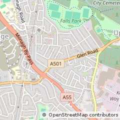 Map of Belfast