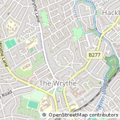 Map of Carshalton, Surrey