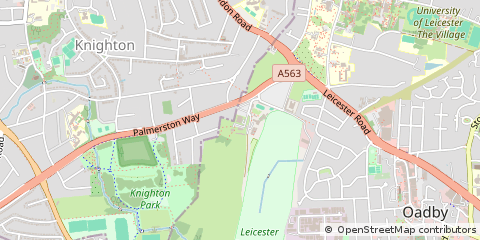 Map of Leicester