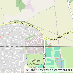 Map of Chelmsford, Essex