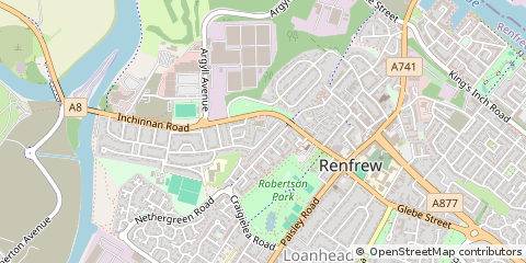 Map of Renfrew
