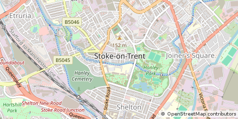 Map of Stoke-on-Trent