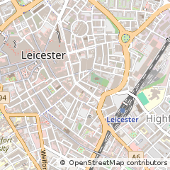 Map of Leicester