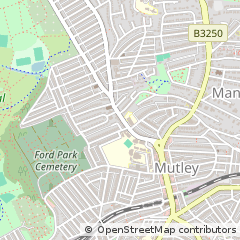 Map of Plymouth, Devon