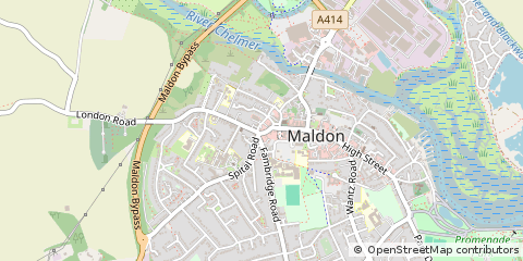 Map of Maldon, Essex